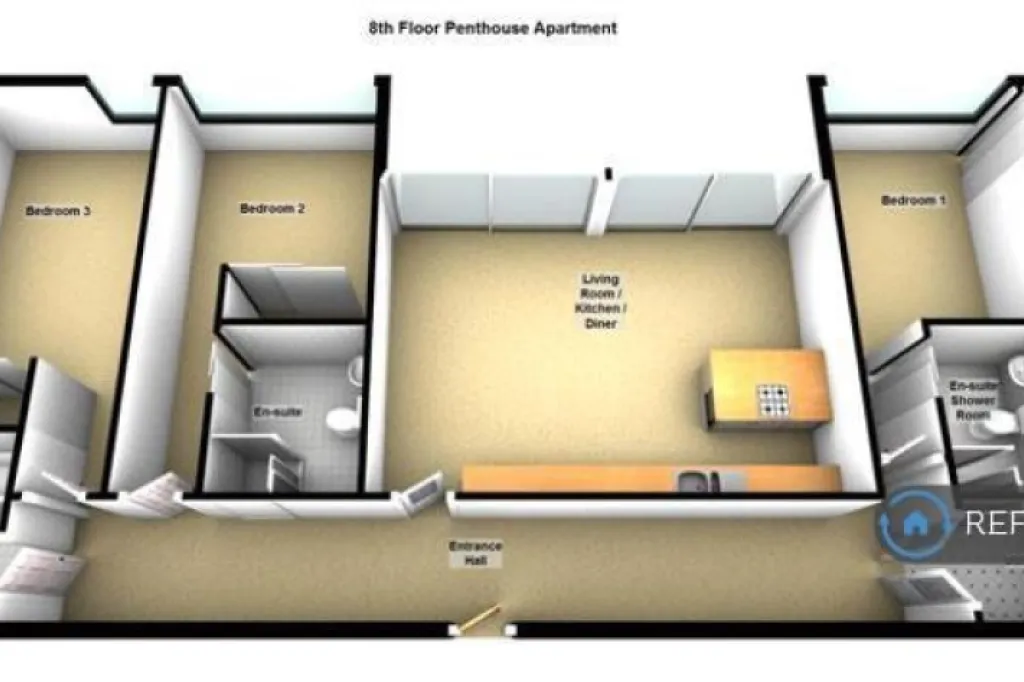 3 bedroom flat in Brayford Street, Lincoln, LN5 (3 bed) (#2932526)