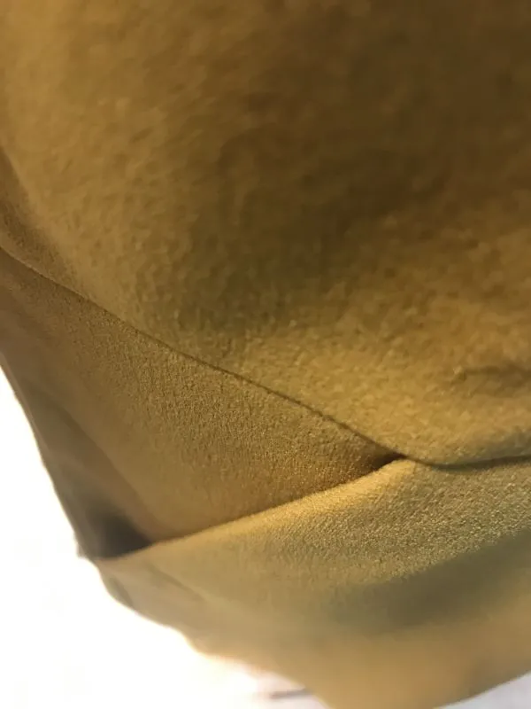 Ochre Pleat Pocket Dress