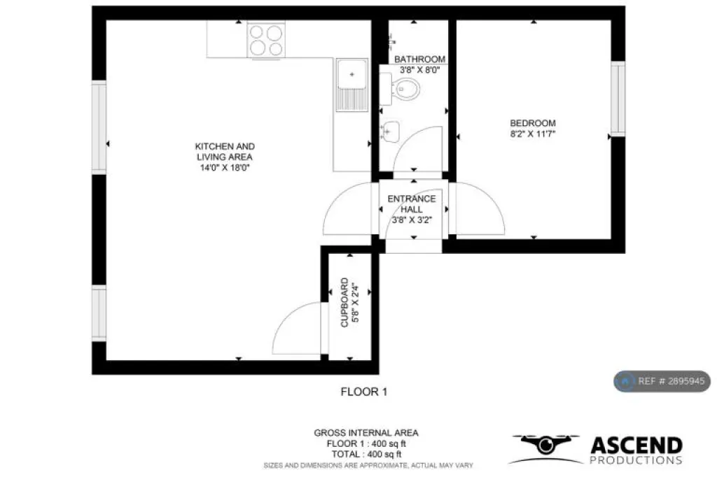 1 bedroom flat in Northcote Street, Cardiff, CF24 (1 bed) (#2895945)